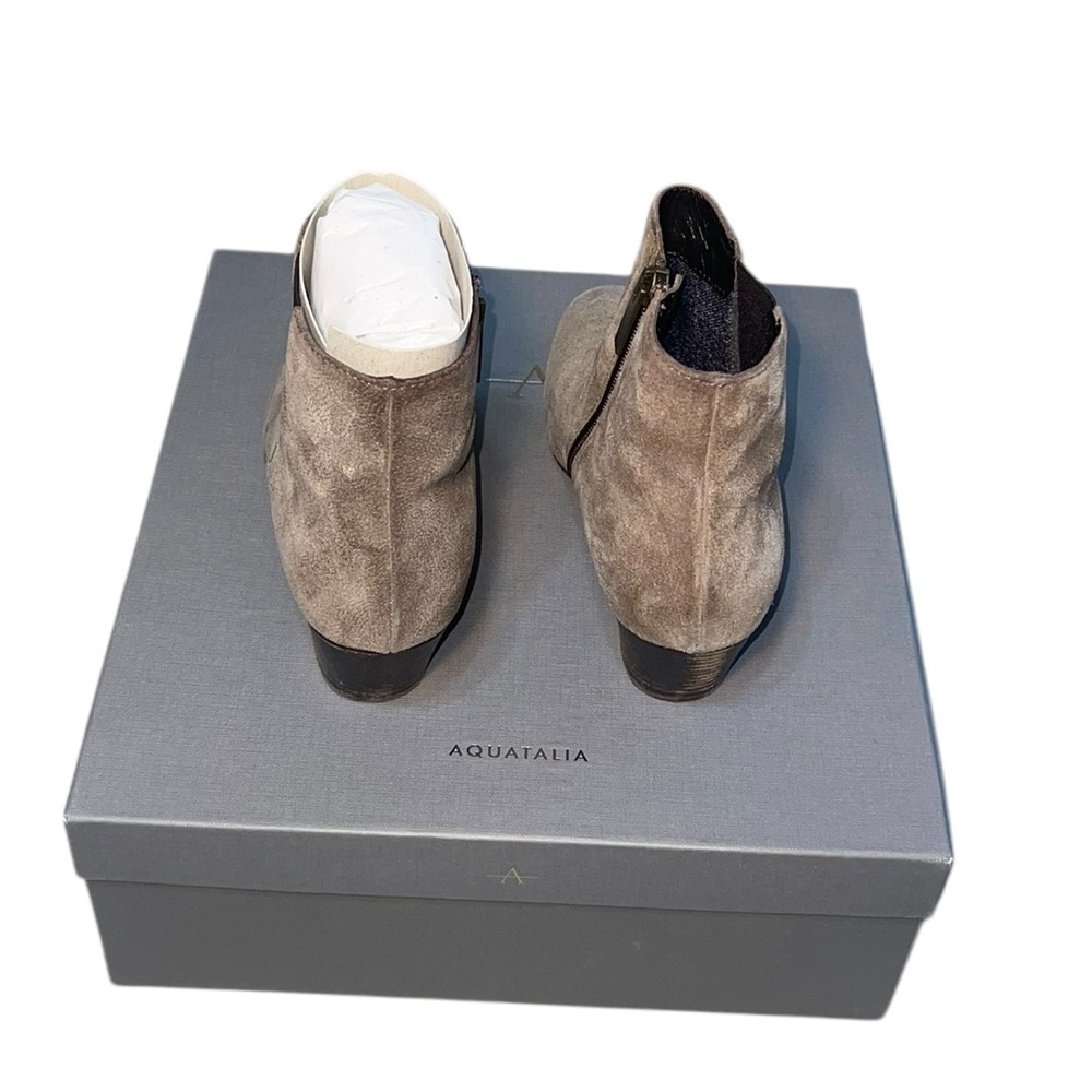 Aquatalia Faylynn Pebbled Suede Chelsea boot, made in Italy. GUC Size 6 1/2 - Picture 8 of 12